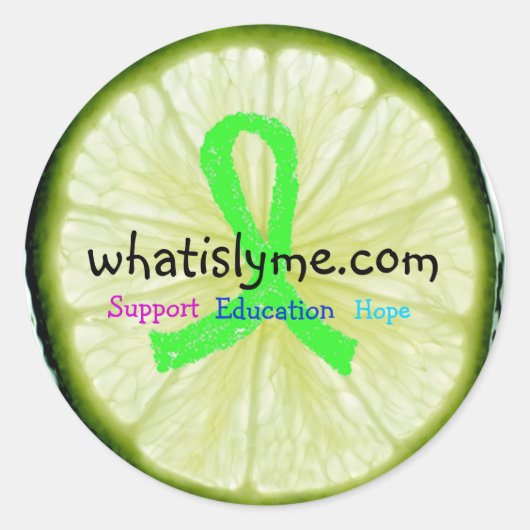 Stickers de sensibilisation à la maladie de Lyme (Devant)