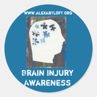 Stickers de sensibilisation aux blessures cérébral