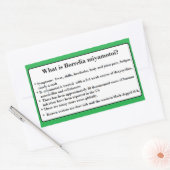 Stickers de sensibilisation Borrelia Miyamotoi Lym (Enveloppe)