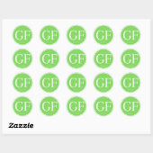 Stickers de sensibilisation sans gluten (Feuille)