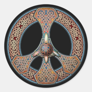 Stickers de signalisation de paix Knotwork