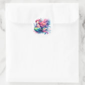Stickers de sirène de couleur mignonne (Sac)