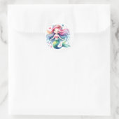 Stickers de sirène de couleur mignonne (Sac)