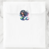 Stickers de sirène de couleur mignonne (Sac)