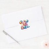 Stickers de sirène de couleur mignonne (Enveloppe)