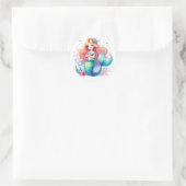 Stickers de sirène de couleur mignonne (Sac)