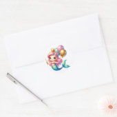 Stickers de sirène de couleur mignonne (Enveloppe)