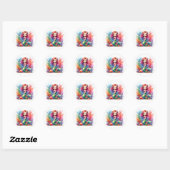 Stickers de sirène de couleur mignonne (Feuille)