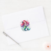 Stickers de sirène de couleur mignonne (Enveloppe)