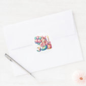 Stickers de sirène de couleur mignonne (Enveloppe)