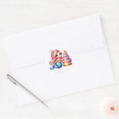 Stickers de sirène de couleur mignonne (Enveloppe)