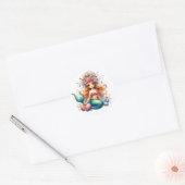 Stickers de sirène de couleur mignonne (Enveloppe)