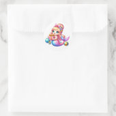Stickers de sirène de couleur mignonne (Sac)