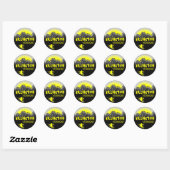 stickers de ski jaune Killington Vermont (Feuille)