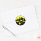 stickers de snowboard jaune Big Bear California (Enveloppe)