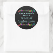 Stickers de soulignement musical (Sac)
