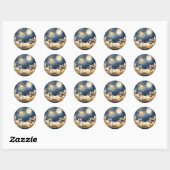 Stickers de souris au coucher (Feuille)