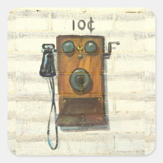 stickers de téléphone antique (Devant)