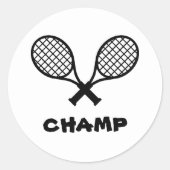 Stickers de tennis de champ (Devant)