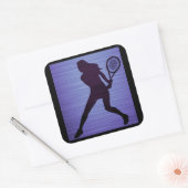 Stickers de tennis en violet (Enveloppe)
