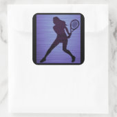 Stickers de tennis en violet (Sac)