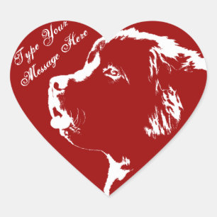 Stickers de Terre-Neuve Stickers de chien personna