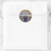 stickers de thème de la plage de Noël (Sac)