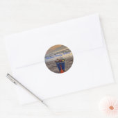 stickers de thème de la plage de Noël (Enveloppe)