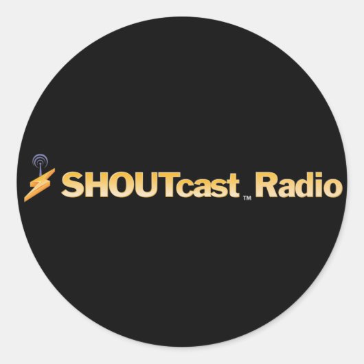 Stickers de titre SHOUTcast (Devant)