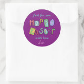 Stickers de traitement de Pâques personnalisés (Sac)