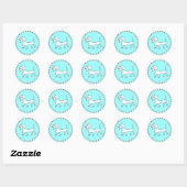STICKERS DE VACANCES À DACHSHUND (Feuille)