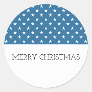 Stickers de vacances Blue Festive Stars