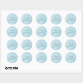 Stickers de vacances Blue Snowflake (Feuille)