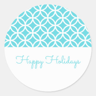 Stickers de vacances en diamant de classe Turquois