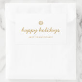 Stickers de vacances - fêtes heureuses Noël blanc (Sac)