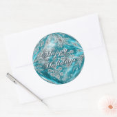 Stickers de vacances Frosty Blue Snowflake (Enveloppe)