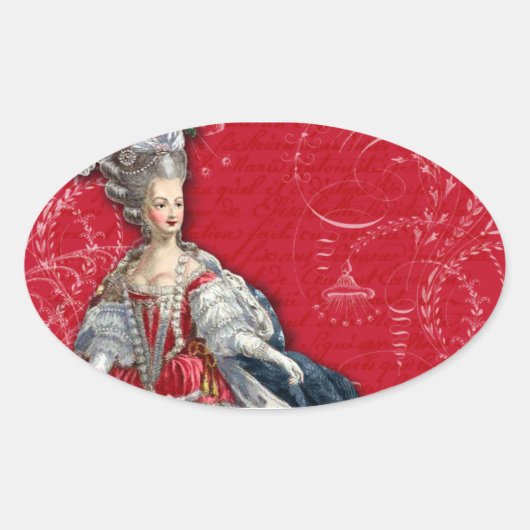 Stickers de vacances Marie Antoinette (Devant)