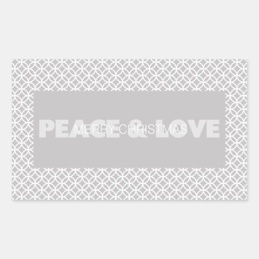 Stickers de vacances Paix et Amour (Devant)