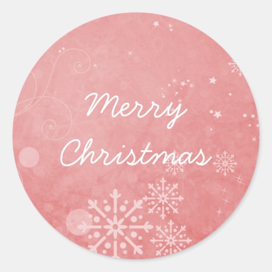 Stickers de vacances Red Snowflake (Devant)