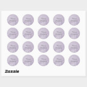 Stickers de vacances violet de flocon de neige (Feuille)