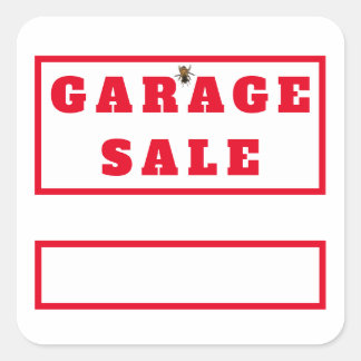 Stickers De Vente De Garage Amusants Ou Balises De