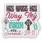 Stickers de versets bibliques inspirants (Devant)