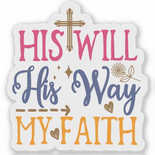 Stickers de versets de Bible vibrants pour Décor (Devant)