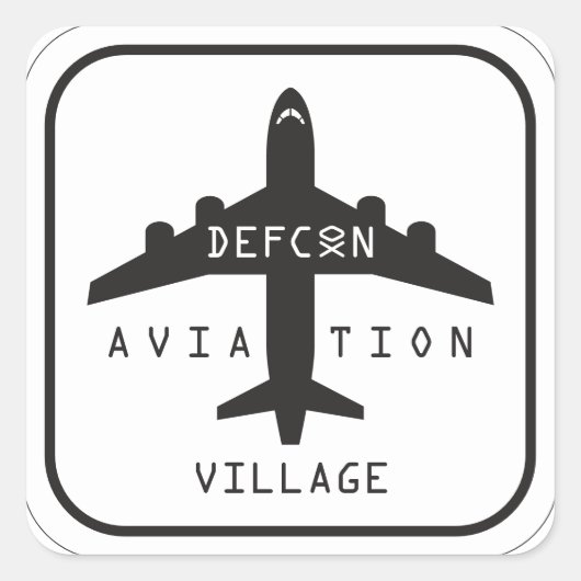 Stickers de village aérien DEFCON AV17 (Devant)