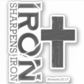 Stickers de vinyle 3" x 3" en fer (Devant)