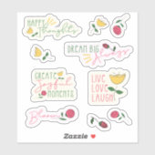 Stickers de vinyle coupé sur mesure (Feuille)