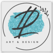 Stickers de vinyle coupé sur mesure LOGO d'entrepr (Devant)