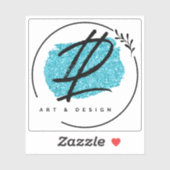 Stickers de vinyle coupé sur mesure LOGO d'entrepr (Feuille)