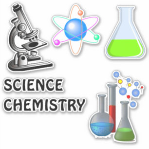 Stickers de vinyle de chimie