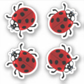 Stickers de vinyle de Ladybug (Devant)